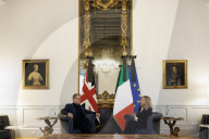 Prime Minister Keir Starmer meets Giorgia Meloni