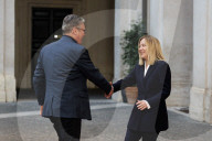 Prime Minister Keir Starmer meets Giorgia Meloni