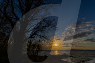 Roxen Lake At Sunset In Linköping 