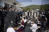 Lee Jae-myung, Democratic Party Presidential Candidate, Begins Campaign With Visit To National Cemetery