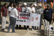 Claudia Sheinbaum, President Of Mexico, Breaks Ground On Section 10 Of The Mexico-Querétaro Train, Pedro Escobedo