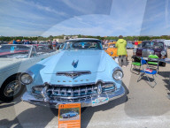 Classic Cars And Visitors At The Munich Vintage Car Meeting