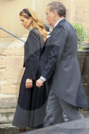 Carl Gustaf, Silvia, Madeleine und Chris bei der Trauerfeier für Andreas von Sachsen-Coburg und Gotha in Coburg