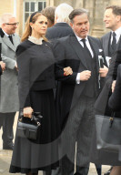 Carl Gustaf, Silvia, Madeleine und Chris bei der Trauerfeier für Andreas von Sachsen-Coburg und Gotha in Coburg