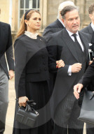 Carl Gustaf, Silvia, Madeleine und Chris bei der Trauerfeier für Andreas von Sachsen-Coburg und Gotha in Coburg