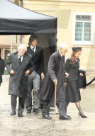 Carl Gustaf, Silvia, Madeleine und Chris bei der Trauerfeier für Andreas von Sachsen-Coburg und Gotha in Coburg