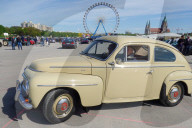 Visitors Admire Classic Cars At The Munich Vintage Car Meeting