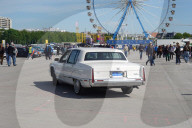 Visitors Admire Classic Cars At The Munich Vintage Car Meeting
