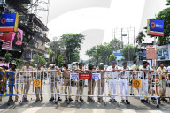 Teachers Protest In Kolkata , India.