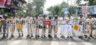 Teachers Protest In Kolkata , India.