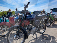 Classic Motorcycles At The Munich Vintage Car Meeting