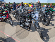 Classic Motorcycles At The Munich Vintage Car Meeting