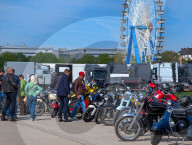 Classic Motorcycles At The Munich Vintage Car Meeting
