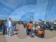 Classic Motorcycles At The Munich Vintage Car Meeting