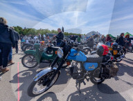 Classic Motorcycles At The Munich Vintage Car Meeting