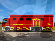 Command Vehicle Of The Munich Fire Department