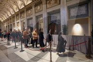 Faithful Visit The Tomb Of Pope Francis