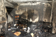 Russian drone hits apartment block in Kamianske