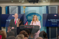 Immigration Briefing At White House Highlighting First 100 Days Of Trump Administration.