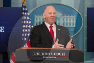 Immigration Briefing At White House Highlighting First 100 Days Of Trump Administration.