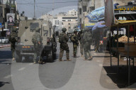 Israeli army operation in West Bank refugee camp
