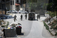 Israeli army operation in West Bank refugee camp