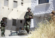 Israeli army operation in West Bank refugee camp