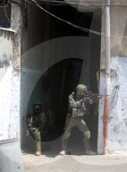 Israeli army operation in West Bank refugee camp
