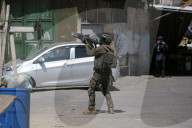 Israeli army operation in West Bank refugee camp