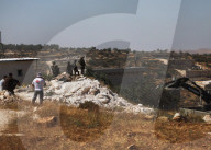 Israeli military demolish West Bank Palestinian Building