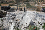 Israeli military demolish West Bank Palestinian Building