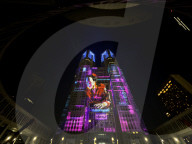 Night & Light show on Tokyo Government Bldg