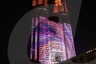 Night & Light show on Tokyo Government Bldg