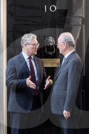 Prime Minister Of The Palestinian Authority Mohammad Mustafa Visits Downing Street In London