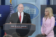 DC: Press Sec Leavitt and Border Czar Homan hold a White House press conference