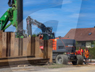 Deutsche Bahn Construction Work For Barrier-free Expansion At Abensberg Railway Station