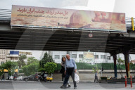 Tehran diplays giant billboards for deadly port explosion