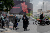 Tehran diplays giant billboards for deadly port explosion