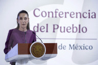 Mexico’s President Sheinbaum Pardo Holds Briefing Conference