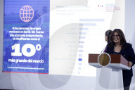 Mexico’s President Sheinbaum Pardo Holds Briefing Conference