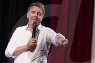The Presentation Of The Book L'Influencer By Matteo Renzi At The Teatro Francesco Paolo Tosti In Ortona