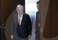   NY: UN Secretary General Meets With Hidehiko Yuzaki, Governor, Hiroshima Prefecture,  