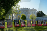 White House Lawn Displays Immigrants Mugshots