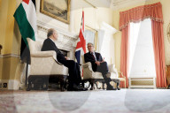 Prime Minister Keir Starmer meets Palestine PM Mohammad Mustafa