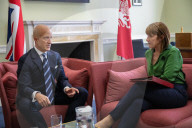 Rachel Reeves UK Chancellor of the Exchequer meets with Tom Wagner Co-Chairman of Knighthead Capital Management