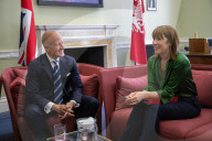 Rachel Reeves UK Chancellor of the Exchequer meets with Tom Wagner Co-Chairman of Knighthead Capital Management