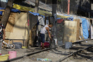 Migrants Fear Eviction At Camp In The Gustavo A. Madero Borough Of Mexico City