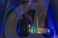 York Minster hosts controversial metal concert by A Plague of Angels, as threatened protests fail to materialise.