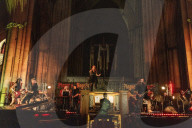 York Minster hosts controversial metal concert by A Plague of Angels, as threatened protests fail to materialise.