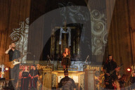 York Minster hosts controversial metal concert by A Plague of Angels, as threatened protests fail to materialise.